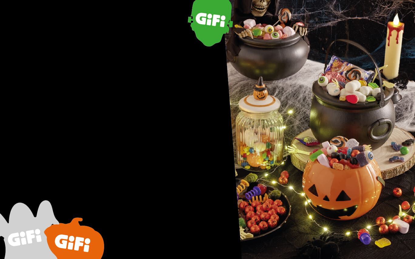 découvrez une sélection de décorations halloween à partir de 9,95 € chez gifi. idéal pour créer une ambiance terrifiante à petit prix !